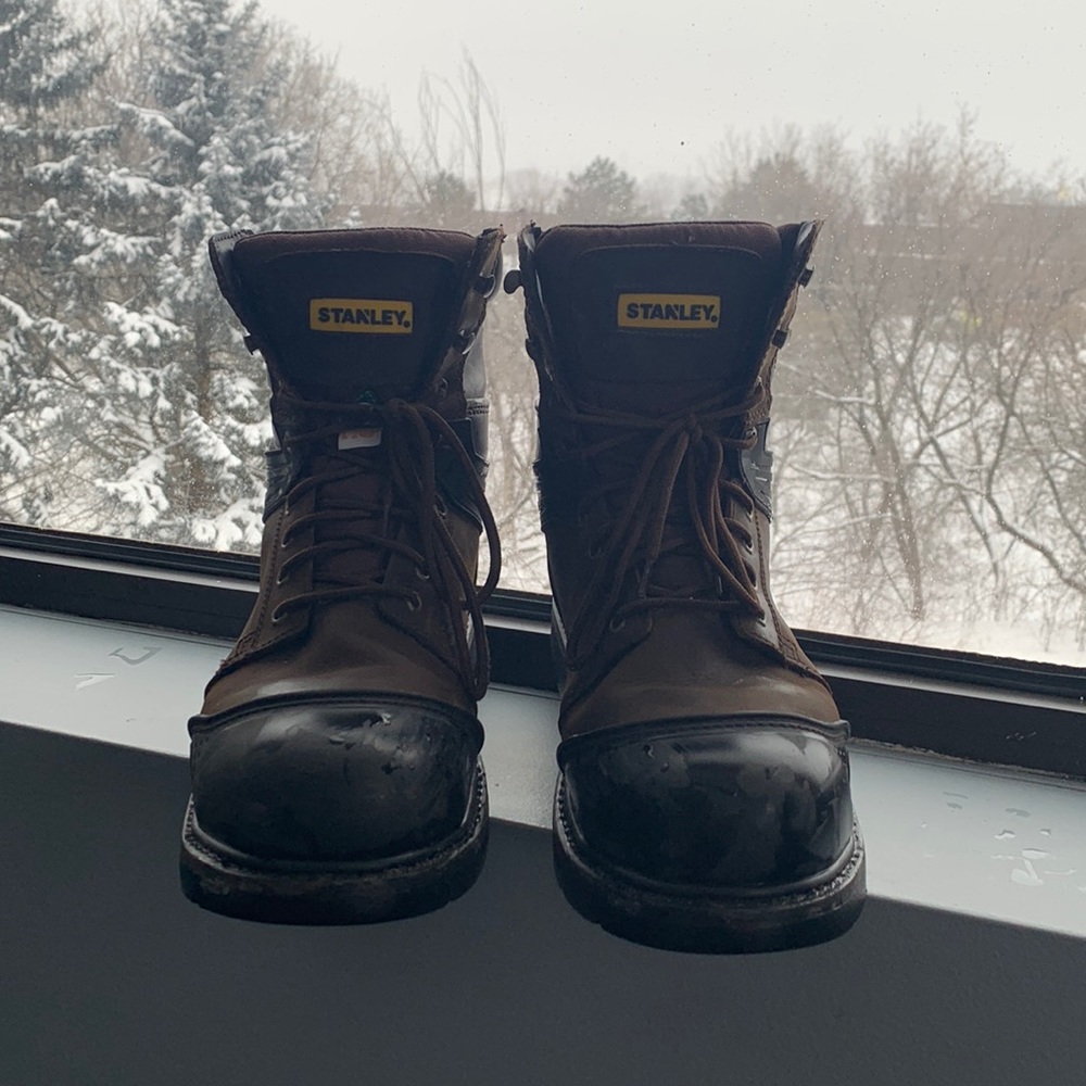 Stanley Size 13 Work Boot. Brown and Black.